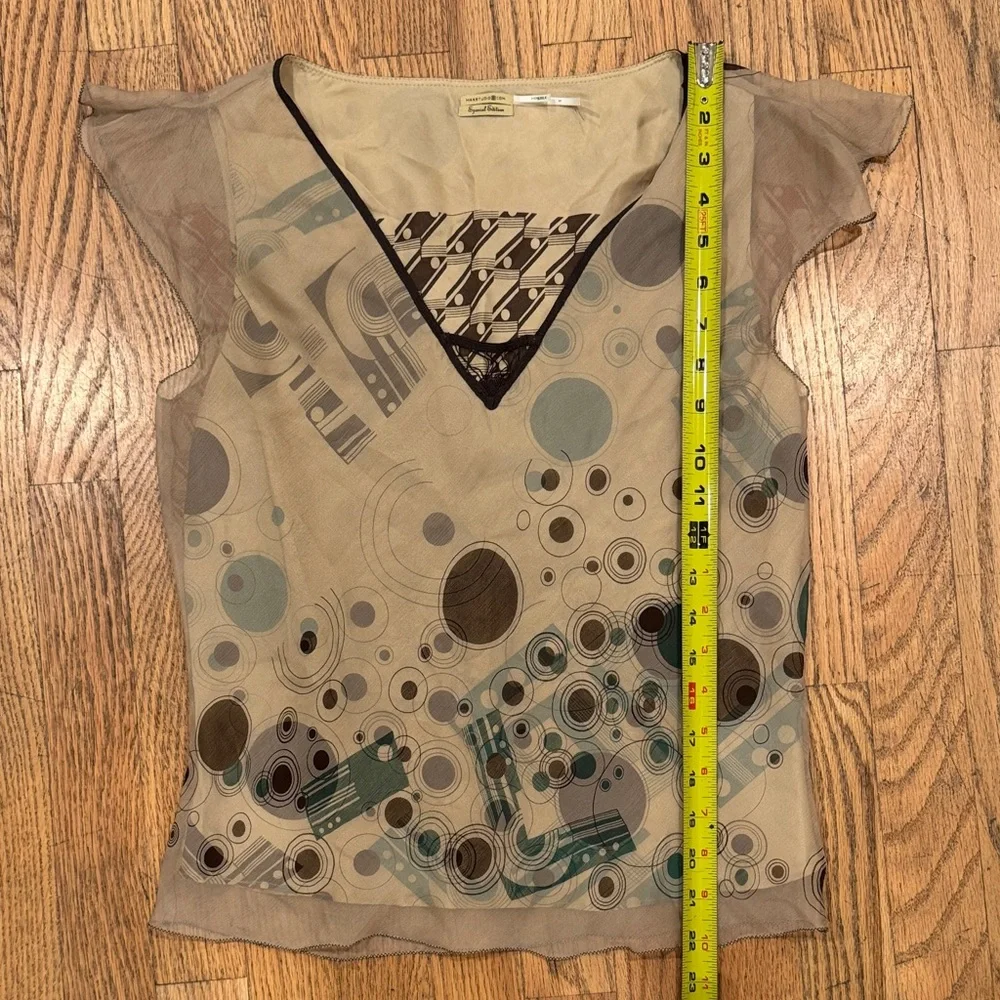 Max Studio Abstract Patterned Blouse - Picture 5 of 13